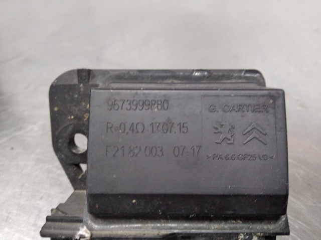 9673999880 PEUGEOT Regulador de velocidad del ventilador de refrigeración (unidad de control)  comprar en Oviedo