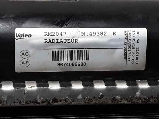 9674089680 Radiador de refrigeración del motor  comprar en Zaragoza