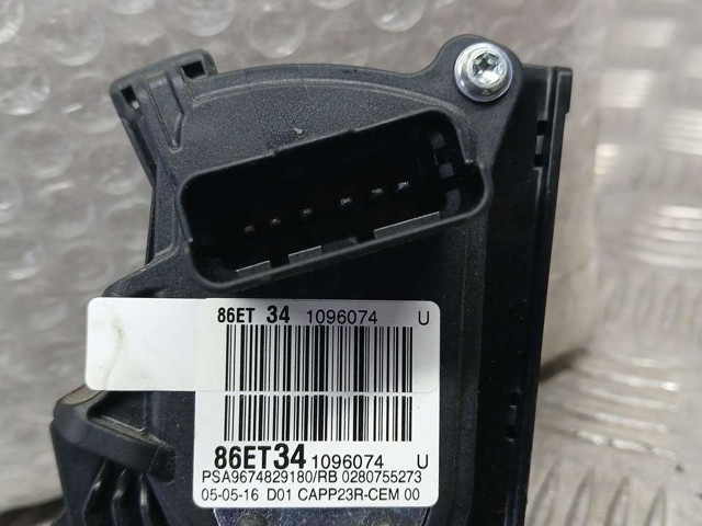 PEUGEOT 9674829180 Pedal del acelerador  en stock Salamanca