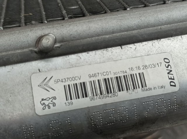 9674994280 PEUGEOT Condensador aire acondicionado comprar Bilbao