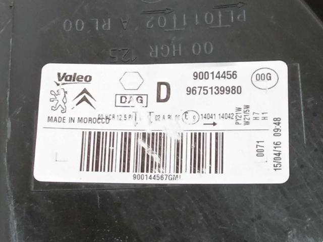 PEUGEOT 9675139980 Faro derecho  en stock Terrassa