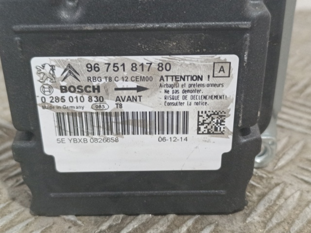 PEUGEOT 9675181780 Módulo de control de airbag  disponible España