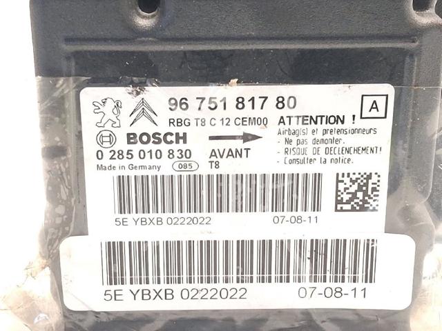 PEUGEOT 9675181780 Módulo de control de airbag comprar Tarragona