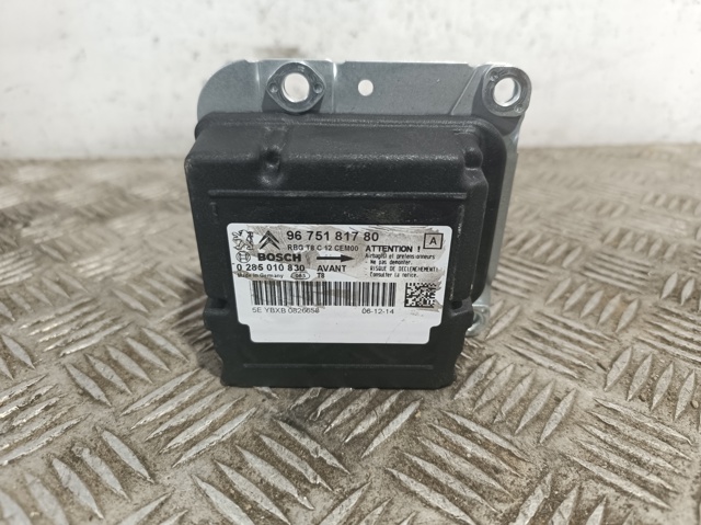 9675181780 PEUGEOT Módulo de control de airbag comprar Alcalá