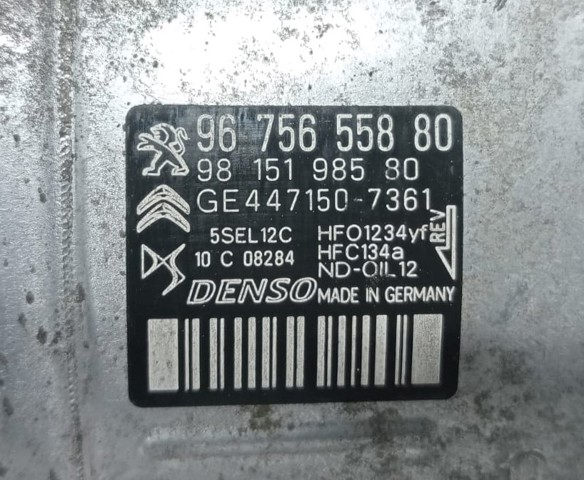 9675655880 OPEL Compresor de aire acondicionado  en stock Córdoba