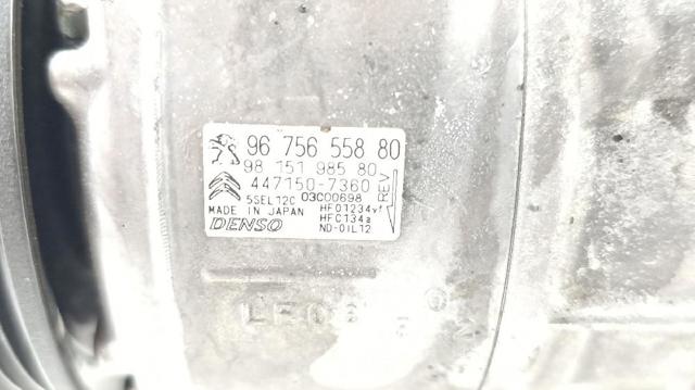 9675655880 PEUGEOT Compresor de aire acondicionado  en stock Huelva