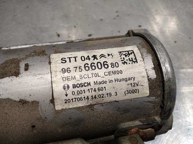 PEUGEOT 9675660680 Motor de arranque  disponible España