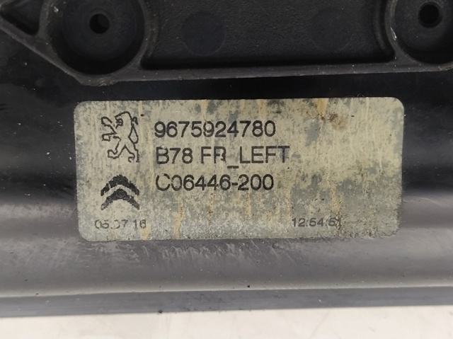 PEUGEOT 9675924780 Mecanismo de elevalunas delantero izquierdo comprar Tarragona