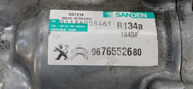 9676552680 Compresor de aire acondicionado  en stock Sabadell