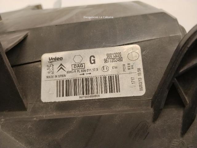 9677202480 PEUGEOT Faro izquierdo  comprar en Lleida