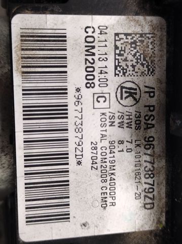 96773879ZD PEUGEOT Conmutador izquierdo de la columna de dirección  en stock Huelva