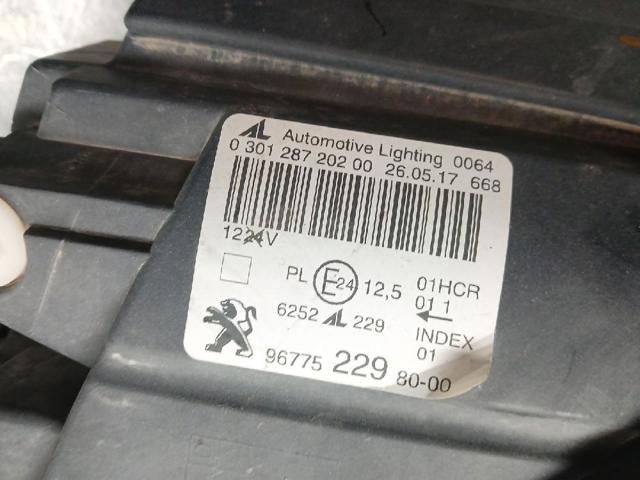 9677522980 PEUGEOT Faro derecho  en stock Córdoba