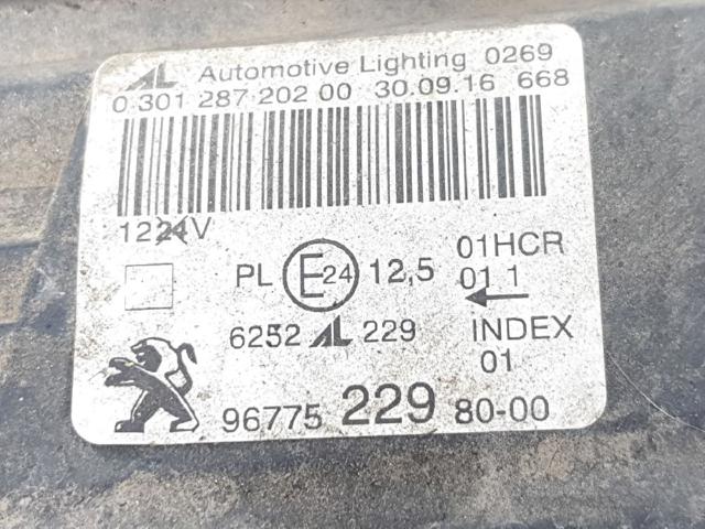 9677522980 PEUGEOT Faro derecho  comprar en Jaén