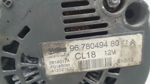 PEUGEOT 9678049480 Alternador  en stock Salamanca