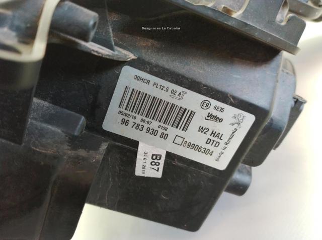 9678393080 Faro derecho  en stock Sabadell