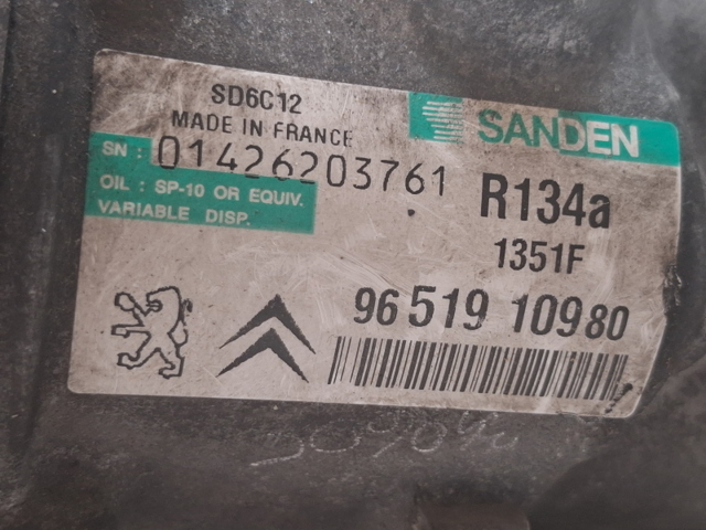 9678656080 Compresor de aire acondicionado  comprar en Pontevedra