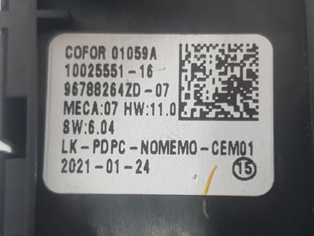96788264ZD OPEL Interruptor de elevalunas delantera izquierda comprar Alcalá