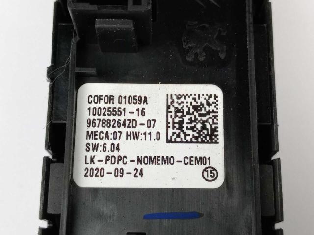 96788264ZD Interruptor de elevalunas delantera izquierda comprar Sevilla