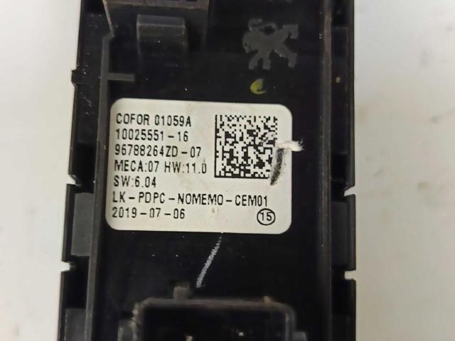 96788264ZD PEUGEOT Interruptor de elevalunas delantera izquierda comprar Bilbao