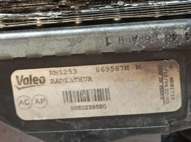 9680239580 PEUGEOT Radiador  en stock Gandía