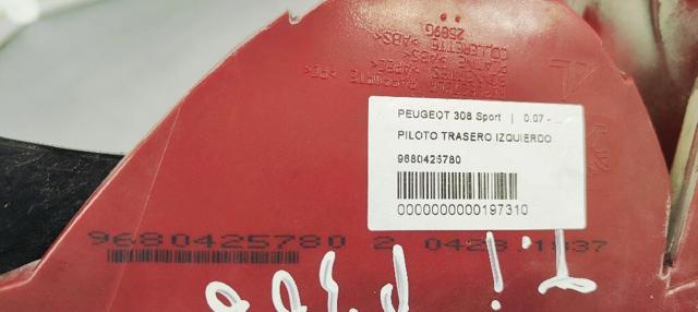 9680425780 Piloto trasero izquierdo  en stock Sabadell