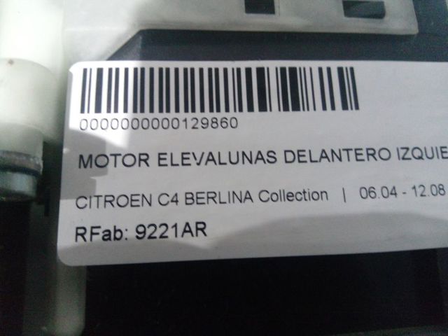 9681575280 Motor del elevalunas de la puerta delantera izquierda  comprar en Pontevedra