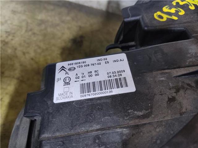 PEUGEOT 9681806180 Faro derecho  comprar en Ponferrada
