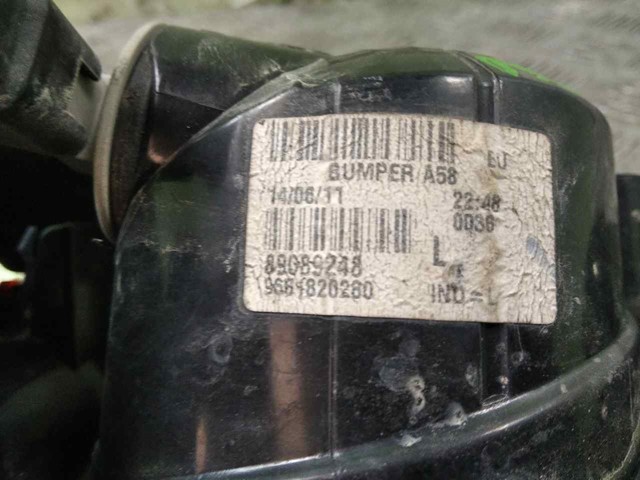 9681820280 PEUGEOT Piloto trasero izquierdo de parachoques comprar Alcalá