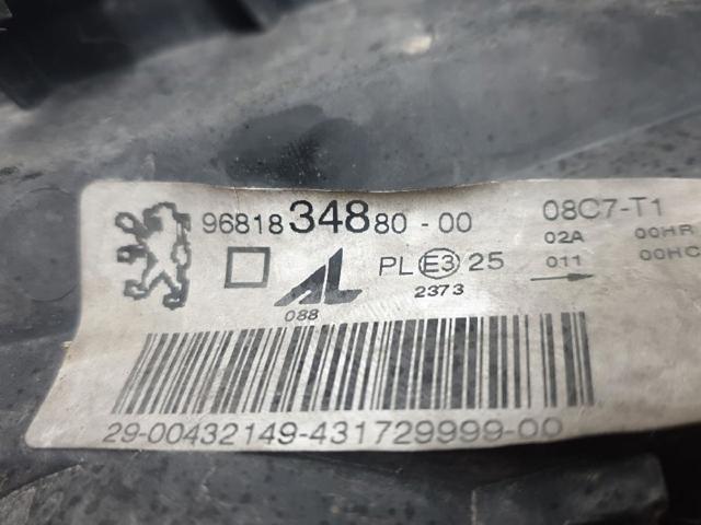 9681834880 PEUGEOT Faro izquierdo  comprar en Oviedo