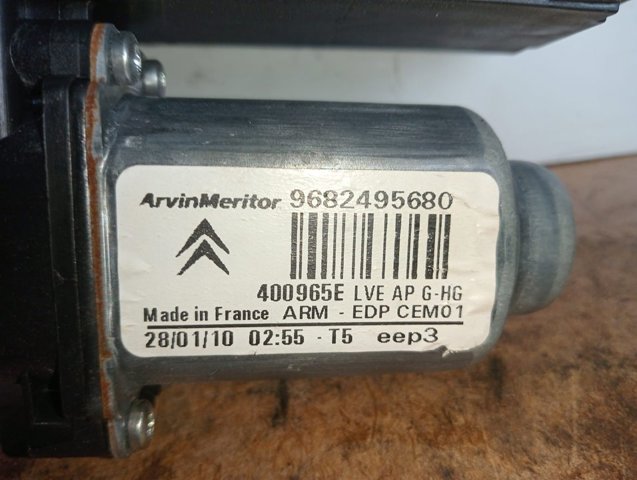 9682495680 PEUGEOT Motor del elevalunas eléctrico comprar Madrid