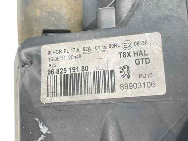 Faros delanteros 9682519180 PEUGEOT
