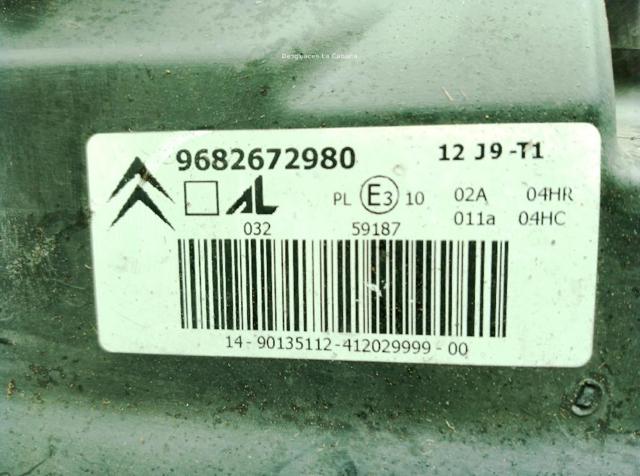 PEUGEOT 9682672980 Faro derecho comprar Barcelona