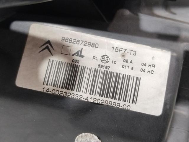 9682672980 Faro derecho  en stock Granada