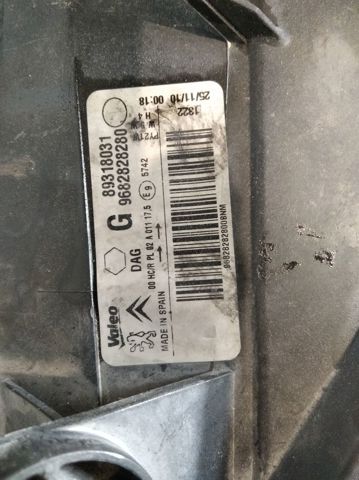 9682828280 PEUGEOT Faro izquierdo comprar Alcalá