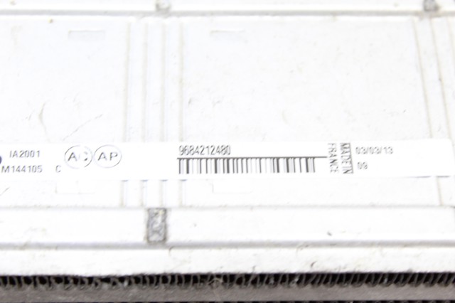 Intercooler para peugeot partner kasten (caja cerrada) (2011-...) doble cabina 9hp 9684212480