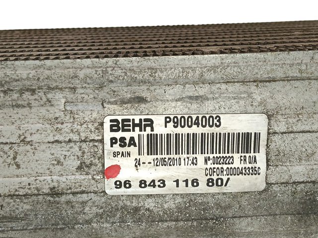 9684311680 Intercooler  comprar en Zaragoza
