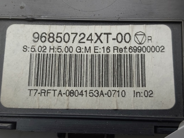 96850724XT PEUGEOT  en stock Huelva