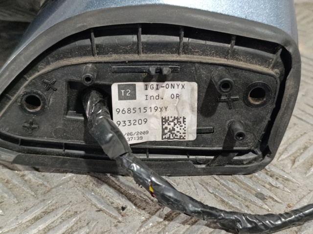 Espejo izquierdo 96851519XY PEUGEOT
