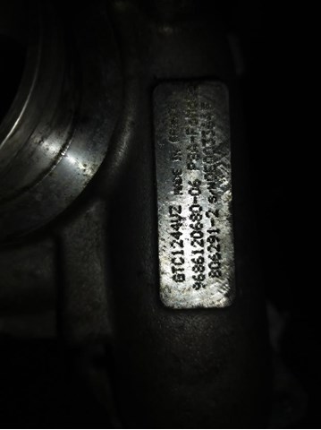 Turbocompresor para peugeot 3008 limusina 1.6 hdi 9hr 9686120680