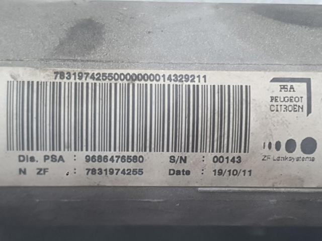 PEUGEOT 9686476580 Cremallera de dirección  en stock Salamanca