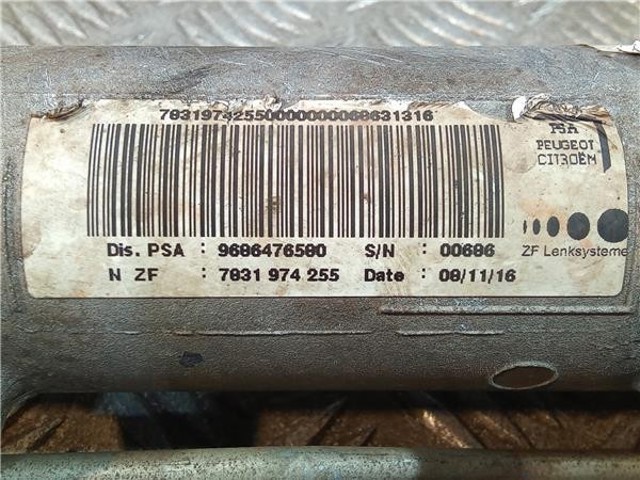 9686476580 PEUGEOT Cremallera de dirección  disponible Ourense