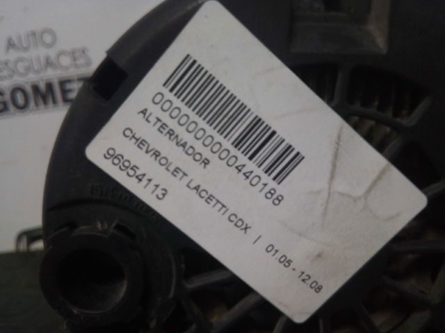 Alternador del motor 96954113 GM