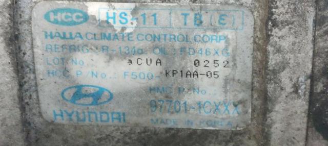 HYUNDAI 977011CXXX Compresor de aire acondicionado  en stock Valencia