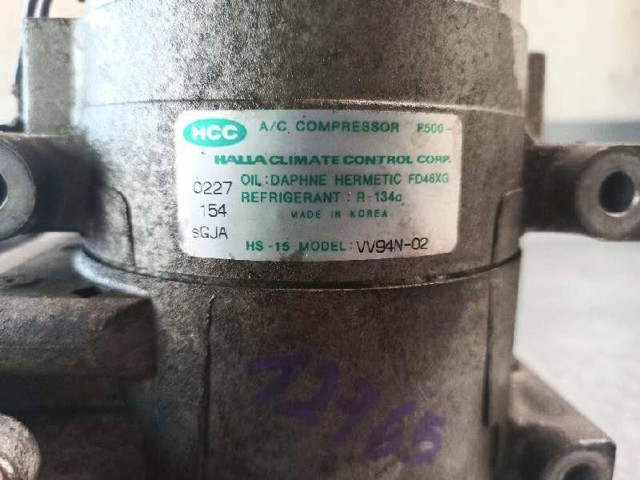 Compresor de aire acondicionado Hyundai Accent 1