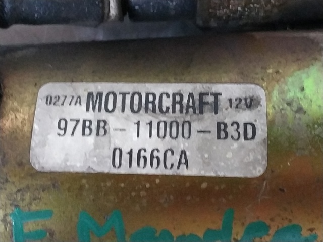 97BB11000B3D FORD Motor de arranque  disponible Alicante