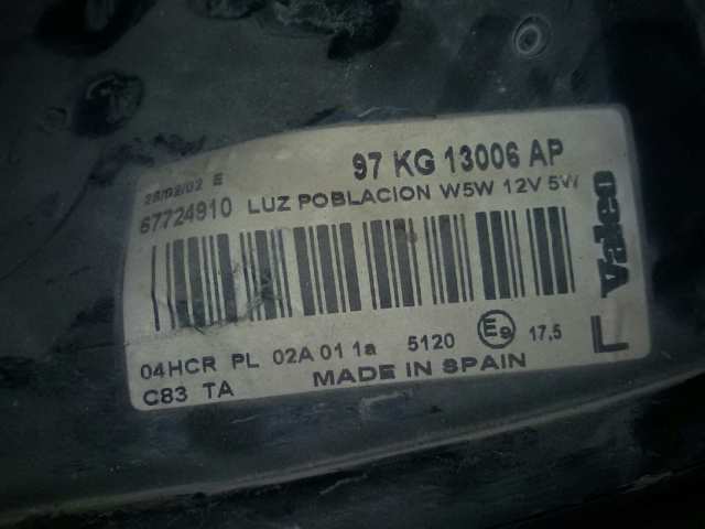 FORD 97KG13006AP Faro izquierdo  en stock Valencia