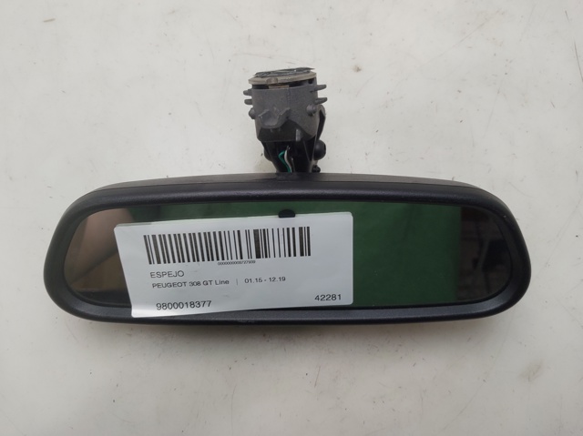 PEUGEOT 9800018377 Espejo interior  en stock Terrassa