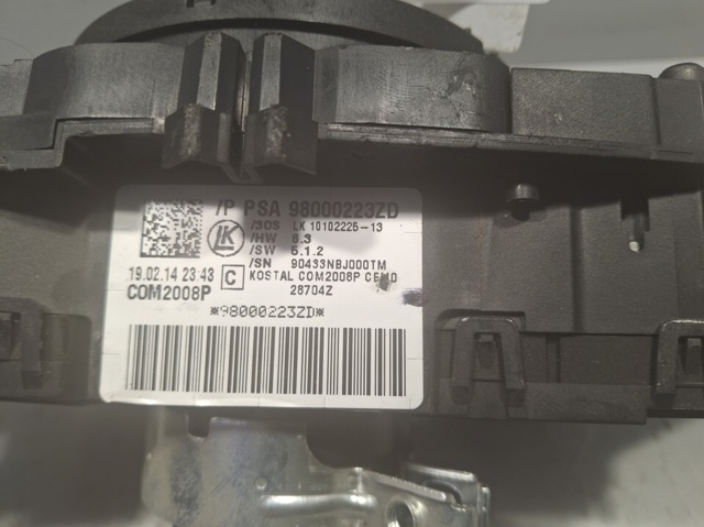 98000223ZD PEUGEOT Conmutador de la columna de dirección completo  comprar en Oviedo