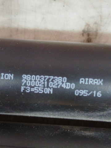 9800377380 PEUGEOT Amortiguador de la tapa del maletero  disponible Alicante