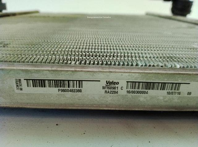 9800482380 Radiador de refrigeración del motor  comprar en Reus